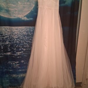Elegant White Wedding Gown From Davids Bridal